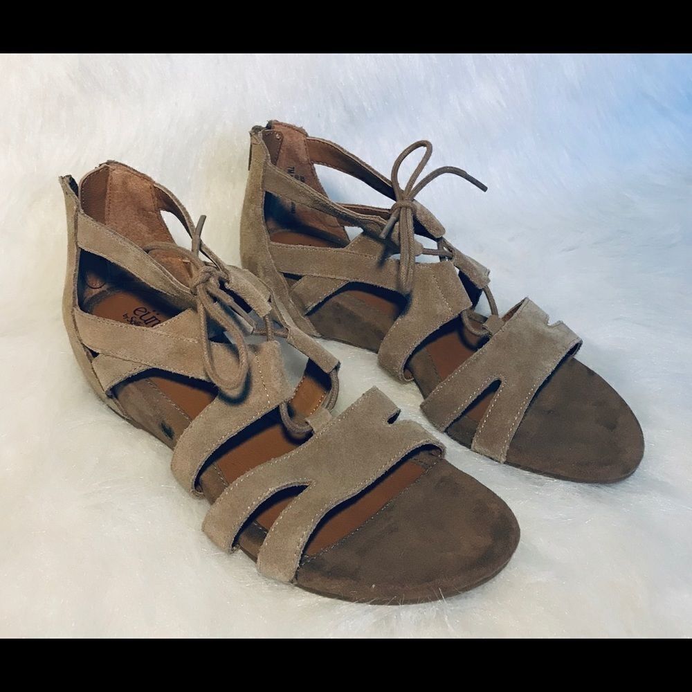 Eurosoft suede wedge sandals